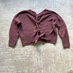 Woman’s Express Mauve Sweater